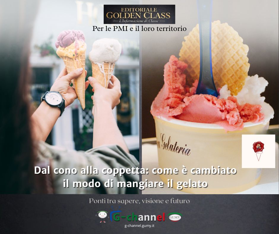 Dal cono alla coppetta: come è cambiato il modo di mangiare il gelato